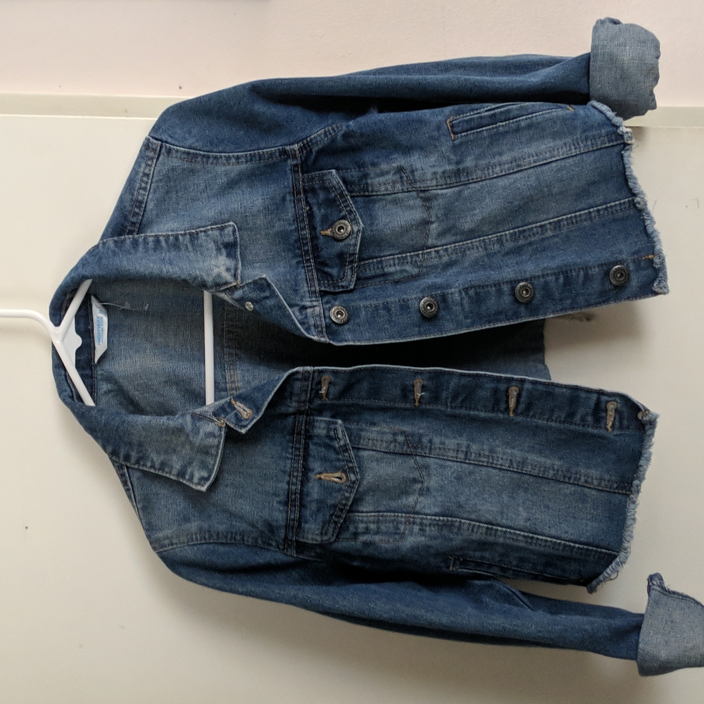 Denim cropped jacket - New